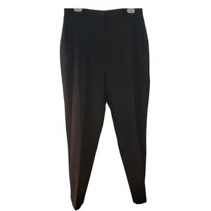 Alia Women's Black Dress Pants Size 12 Elastic Waist Career Casual‎